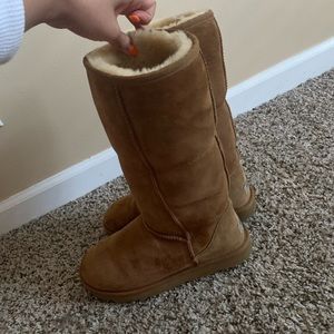 Tall chestnut uggs